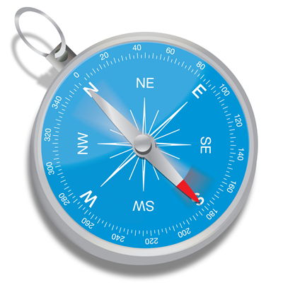 Picture Of Blue Compass