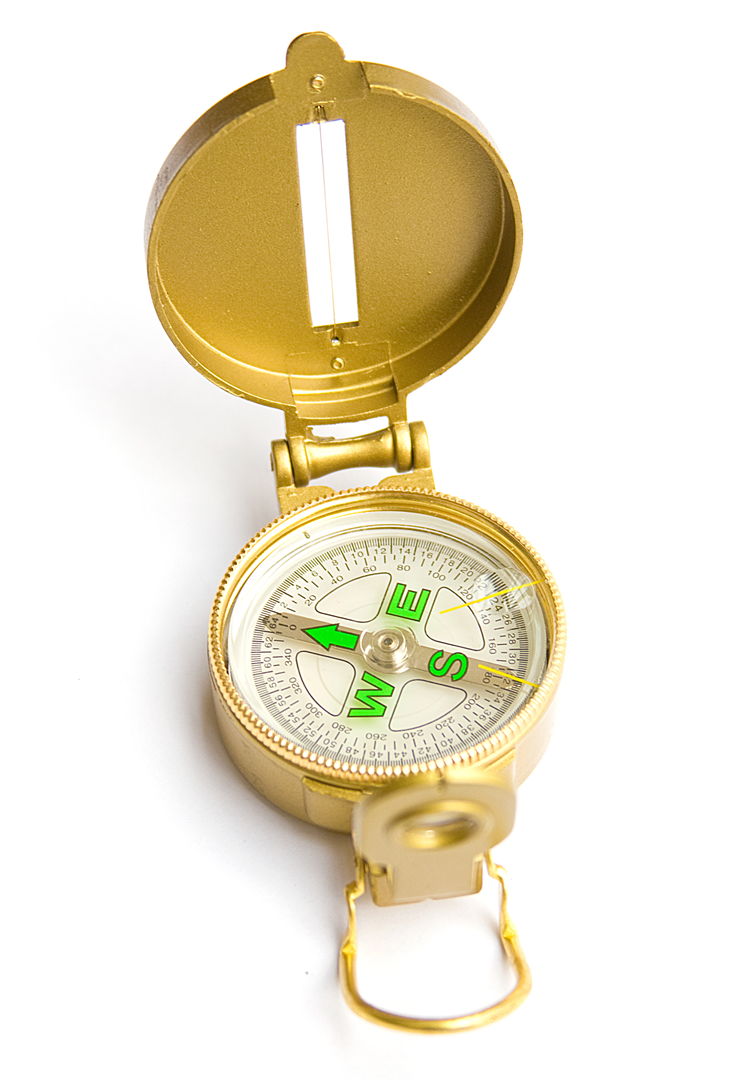 Picture Of Gold Compass
